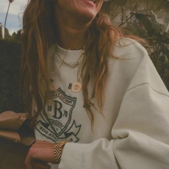 BDG Urban Outfitters Wilder Crew Neck Sweatshirt Top Oversized Pullover M 251935 - Picture 2 of 10